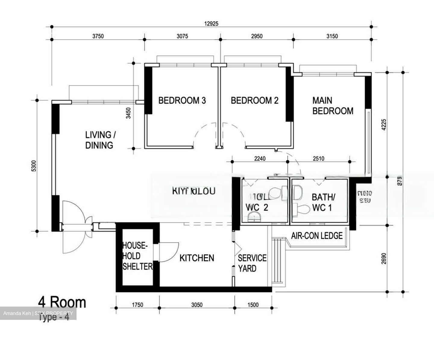 Blk 463B West Plains @ Bukit Batok (Bukit Batok), HDB 4 Rooms #472200111